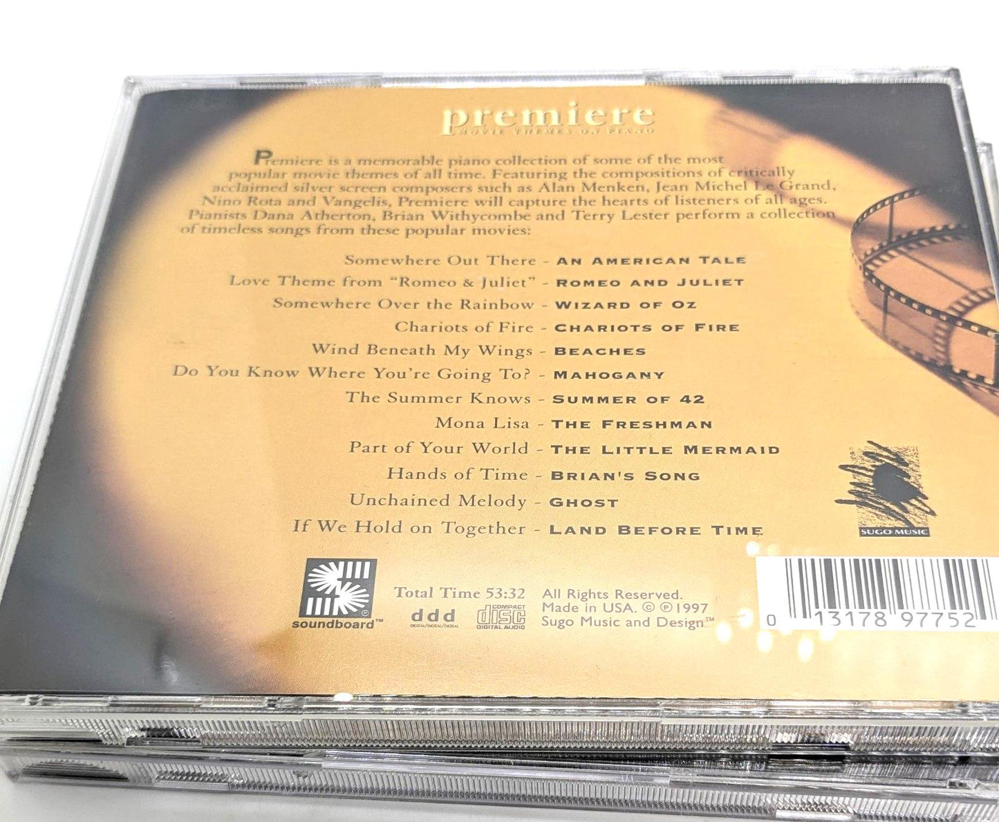 Original Motion Picture Soundtracks Songs From Movies Lot Of 4 Audio CDs