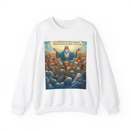 God's Border Unisex Heavy Blend™ Crewneck Sweatshirt