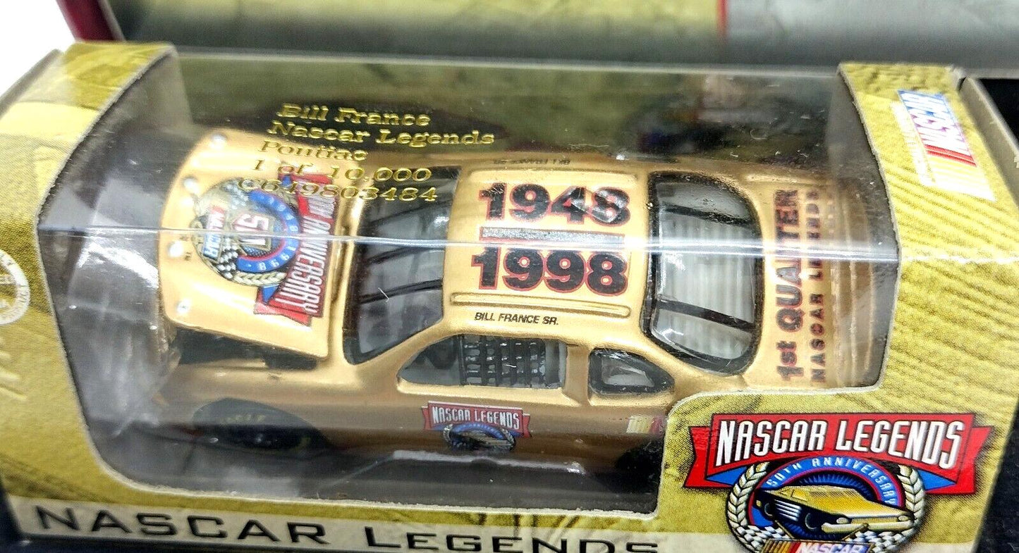 Action 1998 Bill France Nascar Legends 1/64 Scale Diecast Car & Collectable Coin