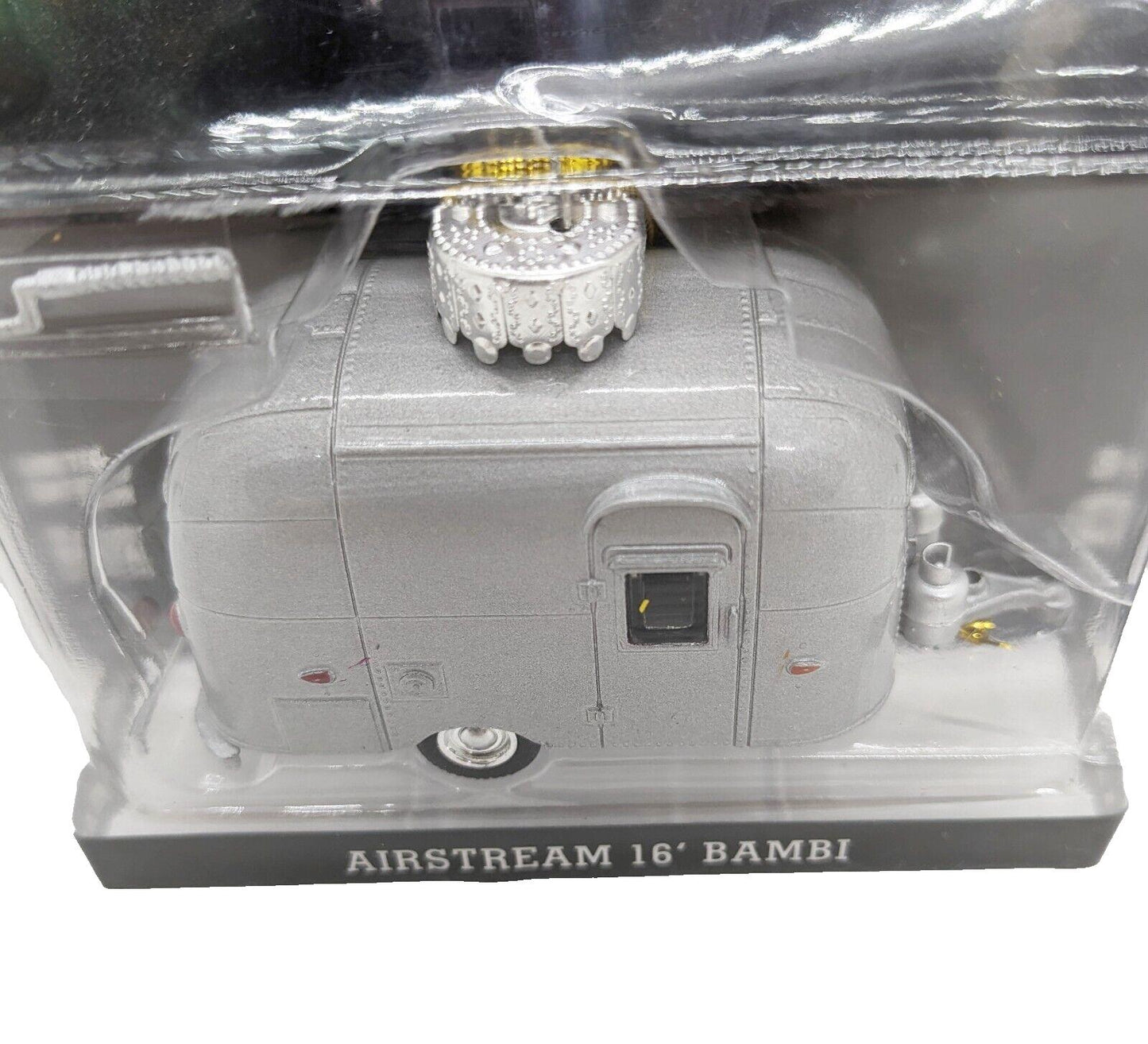Airstream Silver 16' Bambi Greenlight Diecast 1:64 Scale Travel Trailer