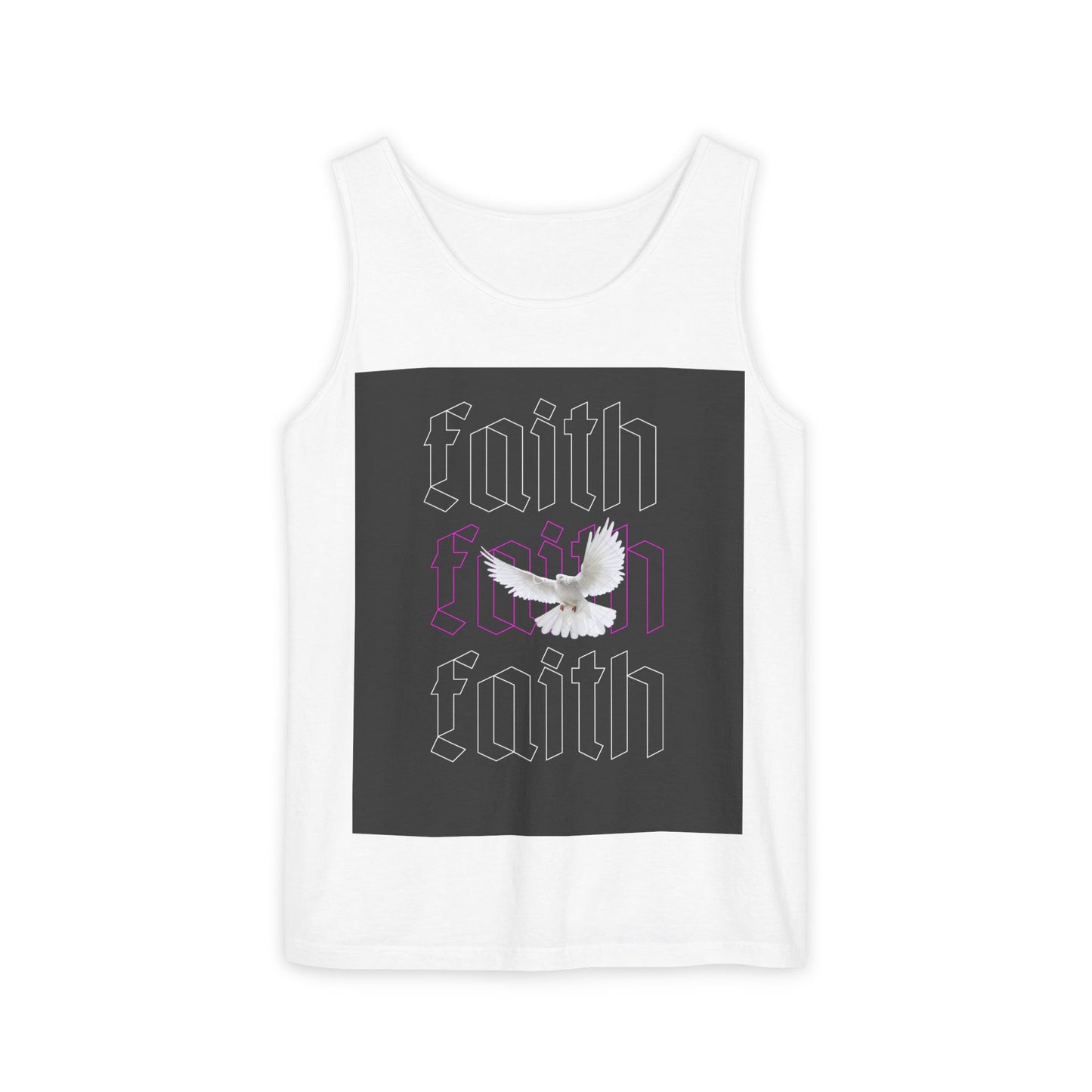 Faith Unisex Garment-Dyed Tank Top