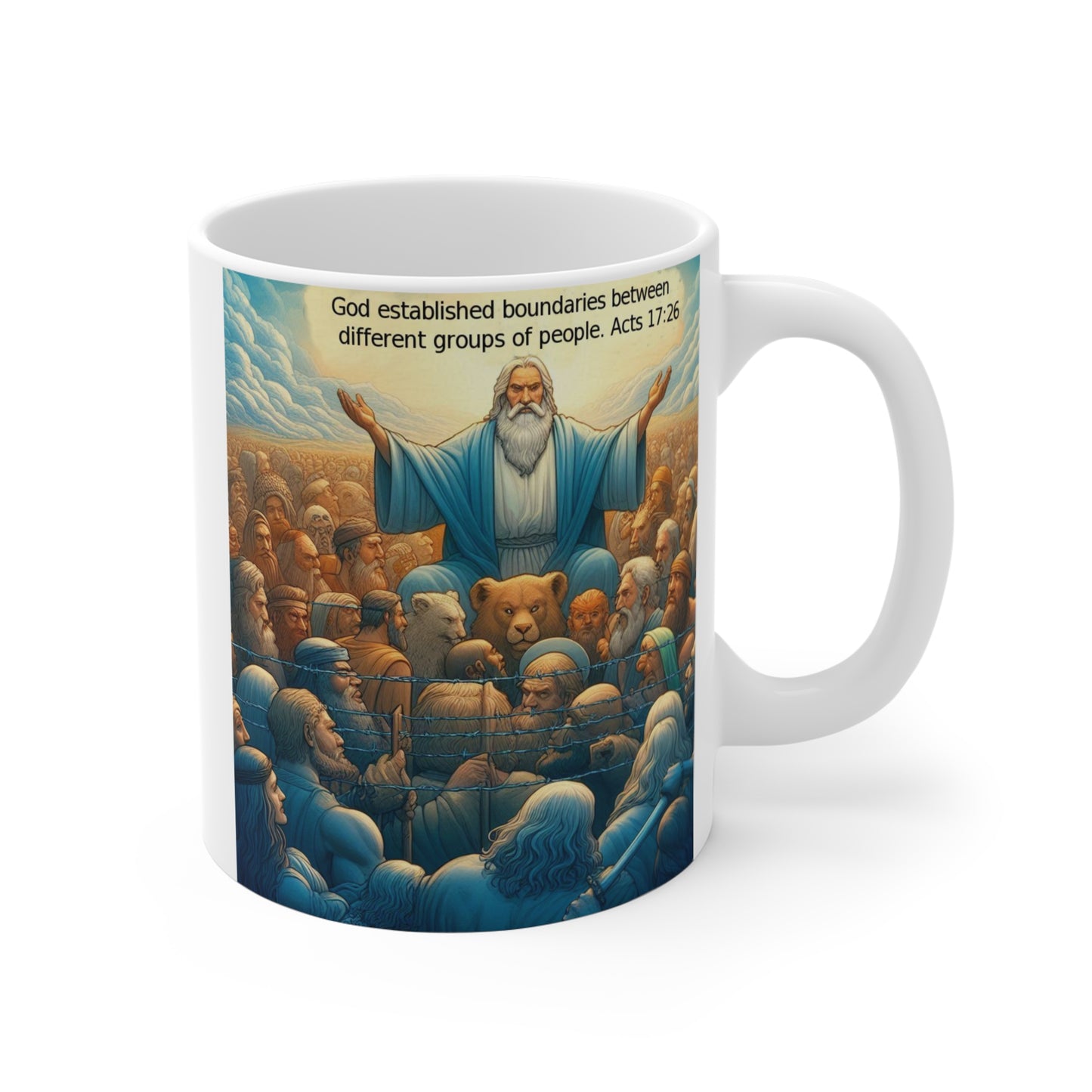 God's Border Mug 11oz