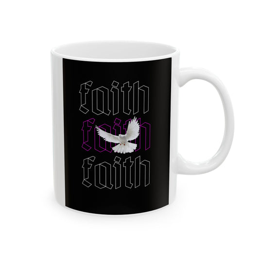 Faith Ceramic Mug, (11oz, 15oz)